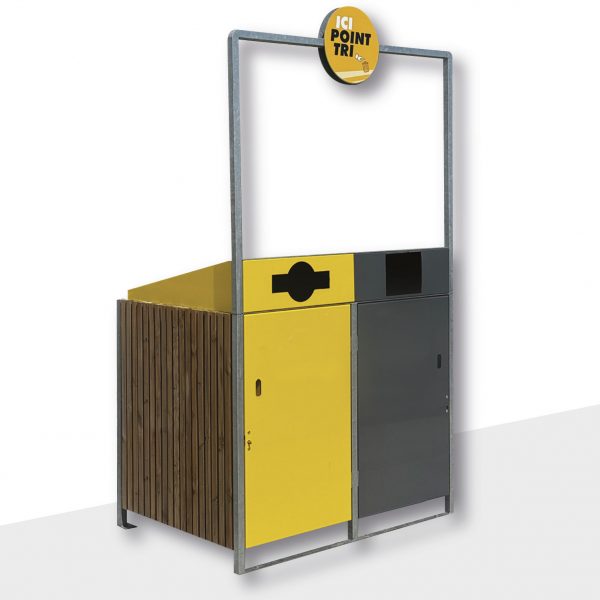 Abri bacs de tri Onlywood